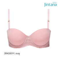 Jintana เสื้อชั้นใน (เสริมโครง) รุ่น Inspire รหัส JBN2859 สีชมพูพีช