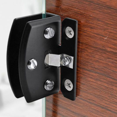 【CW】Glass Door Hinge ติดตั้งง่าย Furniture Cabinet Gate Clamp Supporter Display Hardware Hinges