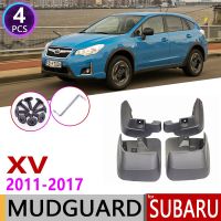 แผ่นบังโคลนรถสำหรับ Subaru XV Crosstrek 2011 ~ 2017บังโคลนแผ่นกันกระเด็นยางบังโคลนอุปกรณ์เสริม2012 2013 2014 2015 2016