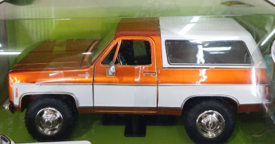 1:24 1980 CHEVY BLAZER SUV Off-Road รถจำลอง Diecast Chevrolet โลหะรุ่นรถของเล่นสำหรับของขวัญเด็ก Collection