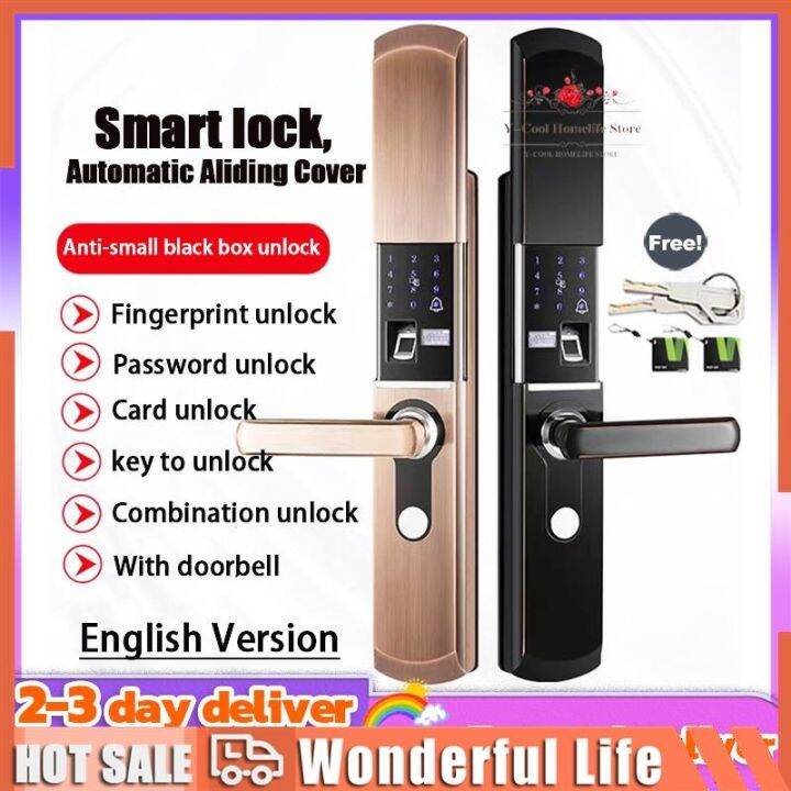 [PH COD] Smart Lock Fingerprint/IC card/Passcode Electronic Biometric