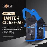 Hantek ออสซิลโลสโคป CC65 CC650 Ac/dc 20Hz แบนด์วิธ400Hz 1mV/10mA 65A/650A พร้อมปลั๊ก BNC กระแสไฟฟ้า DC