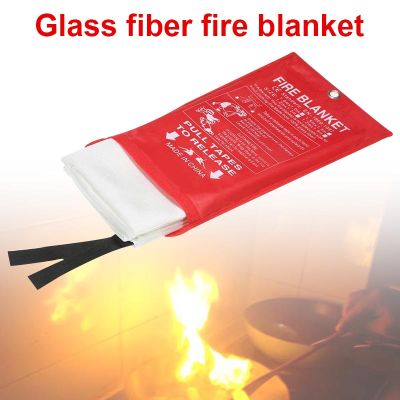 Fire Blanket Fiberglass Flame Retardant Emergency Survival Fire Shelter Safety Cover UY8