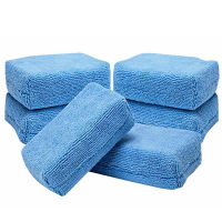 5pcs Hot Sale Car Microfiber Applicators Sponges Cloths Microfibre Hand Wax Polishing Pad 12cm x 8cm