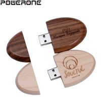 POWERONE photograpgy wedding gift LOGO customized brand new wooden case USB flash drive pendrive 4gb 16gb 32gb 64GB memory stick