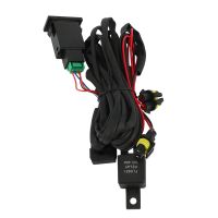 Set Of Wiring Harness Sockets Wire + Switch with Led Indicators Relay Cable for Fog Light Lamp for