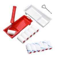 16Pcs 2 Inch Small Paint Roller with 2 Paint Trays, House Painting Roller Brush for Walls, Cabinets, Crafts, Touch Ups