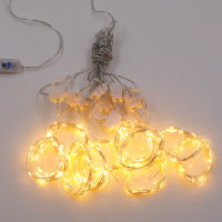 Exclusive LED Lighting Chain Curtain Copper Wire 3*3 Christmas Festival Indoor Decoration Courtyard Hot Color Lights