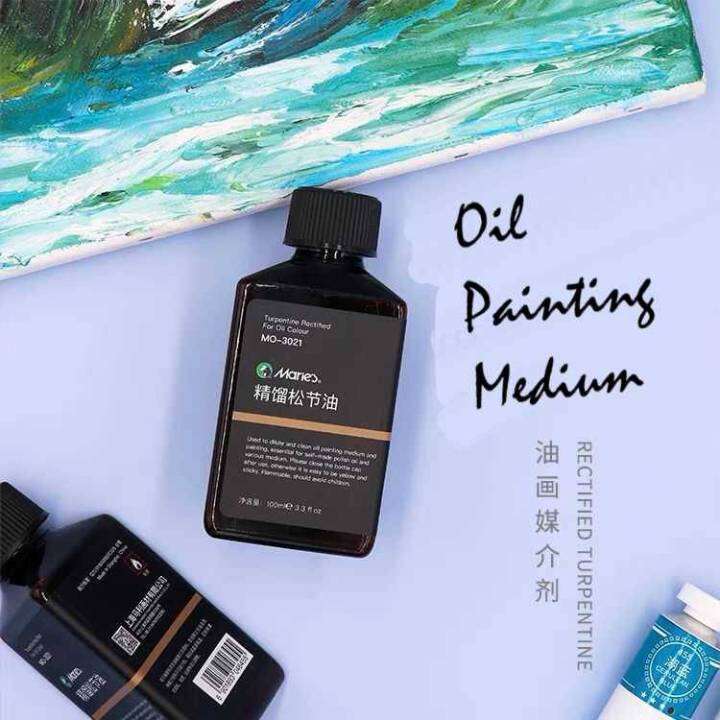 Marie's Oil Color Medium 100ml Gloss Varnish / Rectified Turpentine / Refined Linseed Oil Lazada