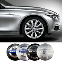 Auto parts 56mm 4pcs/set Volvo Car Wheel Hub Caps Stickers Tire Center Cover Mark ABS Decorative Auto Wheel Frame Cover Standard Stickers Rim Cover Decals