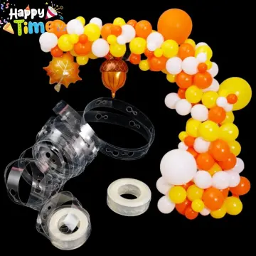 5M Balloon Accessories Balloon Chain PVC Christmas DIY Balloon Clips  Birthday Party Decoration Home New Year
