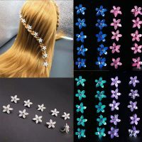 【CC】◎  10PCS/Lot Wedding Bridal Hair Claws Small Flowers Metal Headwear Accessories