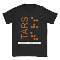 MenS T-Shirts Tars Logo Interstellar Leisure Pure Cotton Nolan Movie Sci Fi Ship T Shirts Camisas Clothes