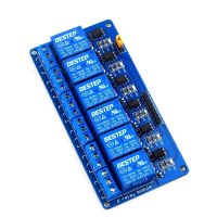 24V 6 Channel Relay Module Optocoupler Isolation Low Level Trigger 6-way Relay Module Control Board