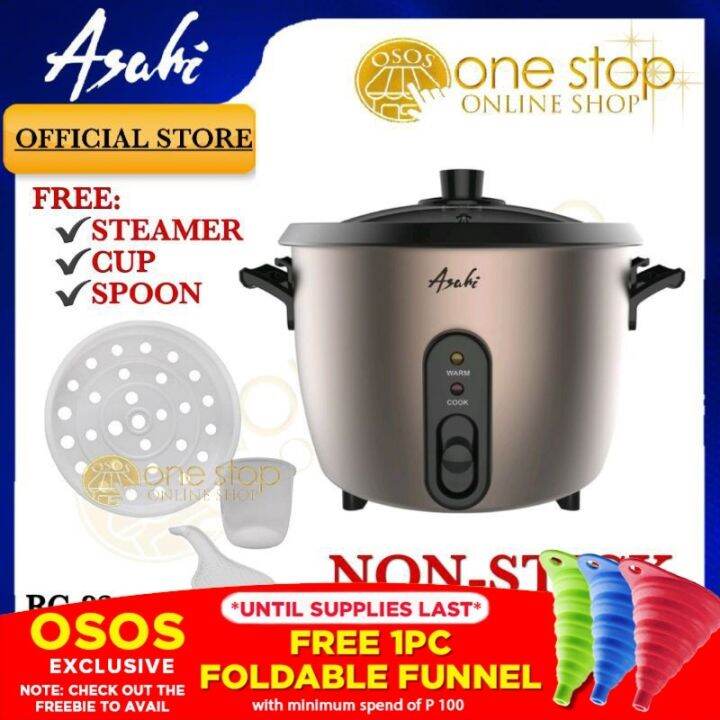 Asahi RC 83 RC83 8 Cups / 10 CUPS Rice Cooker nonstick non stick rice cooker teflon cooker