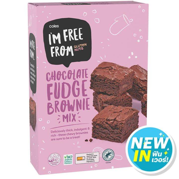 Coles Chocolate Fudge Brownie Mix 450g. Baking tools Baking powder