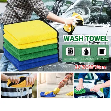 Microfiber Car Cleaning Towels Coral Velvet Wash Cloth Super