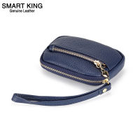 TOP☆Smart King New Korea Style Fashion Short Wallet Purse For Women Genuine Cow Leather Elegant Small Clutch Bag Munti-Card Position Coin Bag Key Bag