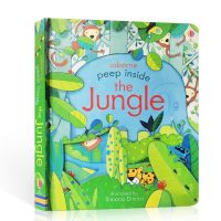 Usborne หนังสือ Peep Inside The Jungle 3D Flip Book Story Book Bedtime Reading Book English Learning Materials for Kids Toddler Book หนังสือเด็กภาษาอังกฤษ ภาพสามมิติ หนังสือเด็ก หนังสือเด็ก หนังสือเด็กภาษาอังกฤษ