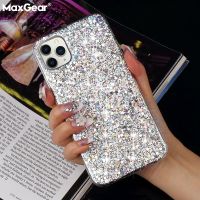 【CC】 Glitter iPhone 13 12 14 Luxury Soft Epoxy Cover XR X S 6 7 8 Fundas