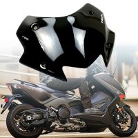 แผ่นบังแดดหน้ารถกระจกรถจักรยานยนต์สีดำเหมาะสำหรับ YAMAHA TMAX 530 TMAX530 T-MAX 2017 2018 2019 2020 T-MAX530 SX DX