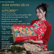 Set quà tết đặc biệt Xuân Hương Sắc 1 Nonglamfood Quà tết cao cấp Xuân