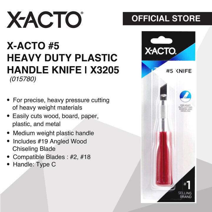 XACTO 5 Heavy Duty Plastic Handle Knife Type C handle X3205