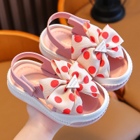Summer Girls Sandals Children From 2 To 10 Years Bow Platform Princess Shoes Casual School Kids Shoe Outdoor Beach Sandal Baby