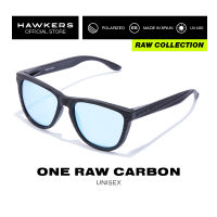 HAWKERS POLARIZED Blue Chrome ONE RAW Sunglasses For Men And Women. UV400 Protection. Official Product Designed And Made In SpaIn HONR21NSTP