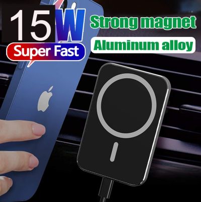 15W Magnetic Wireless Car Charger Vent Mount for MagSafe Case iPhone 13/13 Pro Max/14/12 Pro Max Mini Magnet Phone Holder Stand