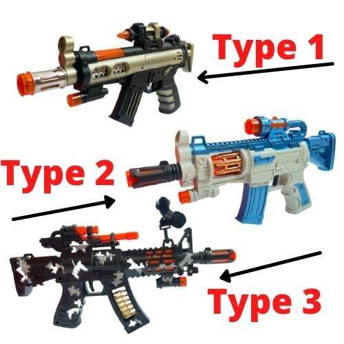 Electronic Toy Shooting Toy Gun with Lights and Sound Lazada
