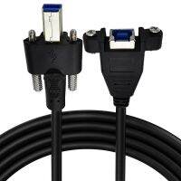 USB 3.0 printing extension docking data cable usb BM BF with fixing screw bezel panel data cable 0.5M 1M 2M 5Gbps