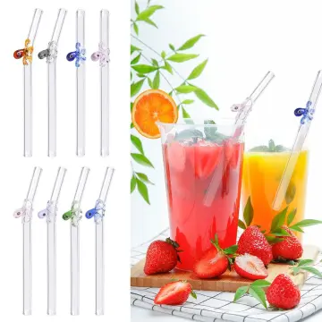 Anti Wrinkle Straw No Wrinkle Straws Wrinkle Free Straw Glass Straws  Drinking Reusable 3PCS