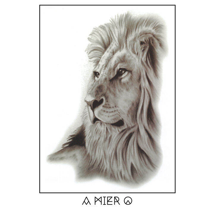 Temporary Tattoo Lion Lazada