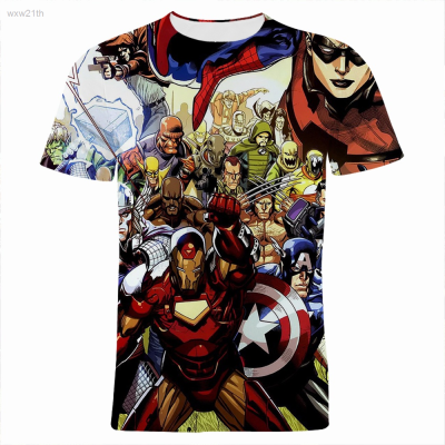 2023 New Fashion the Avengers t Shirt Women Casual Men Short Sleeve Tee 3d Print Cartoon Anime Tops Unisex