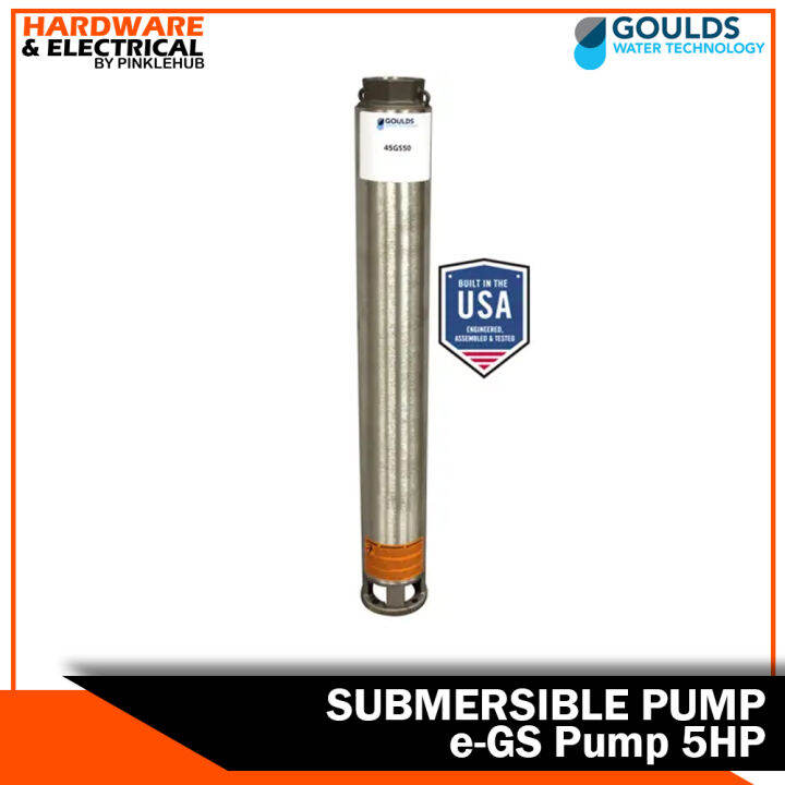 GOULDS SUBMERSIBLE PUMP 5hp eGS Pump 4″ Submersible Pumps Lazada PH
