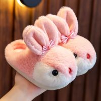 3D New Winter Children 39;s Cotton Slippers Girls Cartoon Indoor Home Lovely Soft Soled Anti skid Warm Keeping Boys Plush Slippers