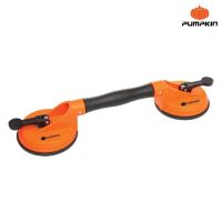 PUMPKIN PTT-STW2P -27312- ที่ดูดกระจก 2 หลุม รุ่นพิเศษ จับของโค้งได้ เช่นกันกระจกหน้ารถ PNT PowerTools