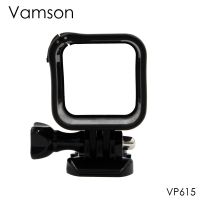 อุปกรณ์เสริมกล้องขอบสีดำมาตรฐาน Vamson 4 S นวัตกรรมสำหรับ VP615กล้องกีฬาฮีโร่4เซสชัน