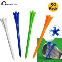 50 Pc Durable Claw Mixed Color Plastic Golf Tees 70mm 80mm Low Resistance Tee Accessories for Men Women Golfer Practice DropShip