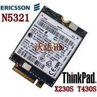 【✔In stock】 baijiangyong Ericsson แถบ N5321บรอดแบนด์บนมือถือ Hspa Ngff M.2 04w3822 04w3823 X1คาร์บอน X230s X240s T431s T440 S540 W540โมดูล3G บัตร Wwan