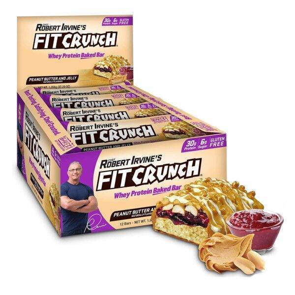 FITCRUNCH Protein Bars, Protein Bar, Gluten Free, Award Winning Taste