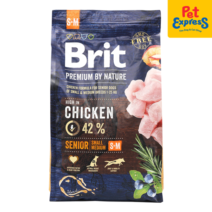 brit-premium-by-nature-senior-small-and-medium-breed-chicken-dry-dog
