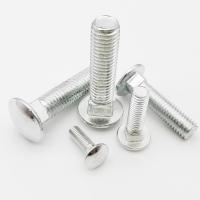 2510pc M4 M5 M6 M8 M10 M12 Steel GB12 DIN603 Truss Round Head Square Neck Carriage Screw Coach Bolt for Shelf Desk L= 10-100mm