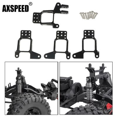 AXSPEED 4Pcs Metal Front Rear Shock Towers Mount for 1/10 TRX4 TRX-4 RC Crawler Car Upgrade Parts  Power Points  Switches Savers