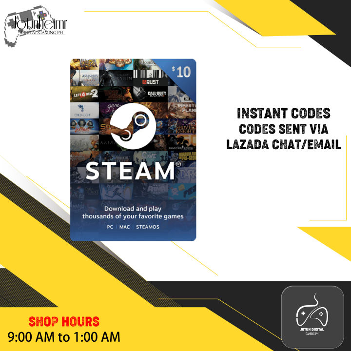 Steam Gift Card (USD 50  For USD Currency Only) STEAM digital for Windows,  Mac