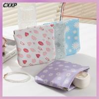 CXXP เครื่องหนังแท้ กระเป๋าใส่เหรียญ กระเป๋าเงินสตรี แบบพกพาได้ กระเป๋าเปลี่ยนได้ แฟชั่นสำหรับผู้หญิง พ็อกเก็ต ถุงเก็บหูฟัง สำหรับผู้หญิง