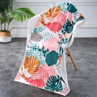 ✒♧❖ Microfiber Beach Towel Soft and Easy to Absorb Water Sports Shawl Towel Quick-Drying Swimming Printed Bath Towel