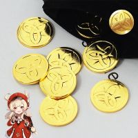 เกม Genshin Impact Coin Mora Metal Cosplay Props อุปกรณ์เสริม Gifts