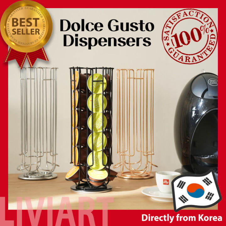 [Nestle] Dolce Gusto Coffee Capsule Rack Series Black, Silver, Gold